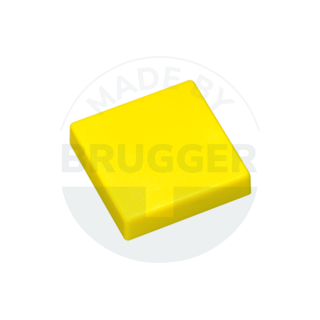 Office magnet yellow square 24mm | © Brugger GmbH
