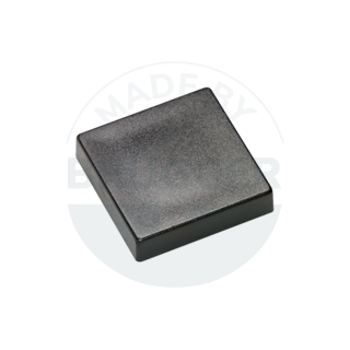Office magnet black square 24mm | © Brugger GmbH