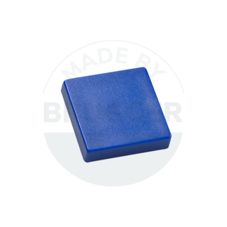 Office magnet blue square 24mm | © Brugger GmbH