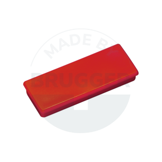 Office magnet red rectangular 55mm | © Brugger GmbH