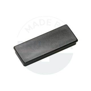 Office magnet black rectangular 55mm | © Brugger GmbH