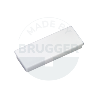 Office magnet white rectangular 55mm | © Brugger GmbH