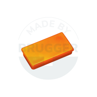 Office Magnet orange rectangular 37mm | © Brugger GmbH