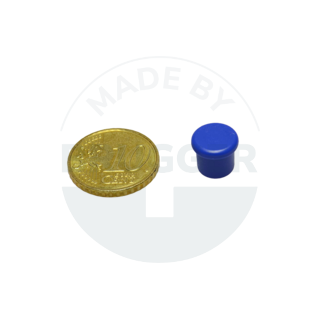 Office magnet round blue 10mm | © Brugger GmbH