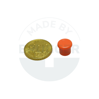 Office magnet round orange 10mm | © Brugger GmbH