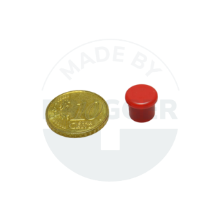 Office magnet round red 10mm | © Brugger GmbH