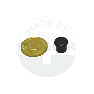 Office magnet round black 10mm | © Brugger GmbH