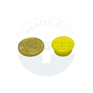 Office magnet round yellow 16mm  | © Brugger GmbH