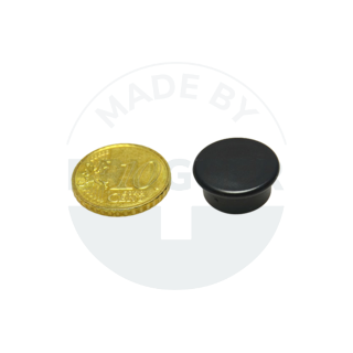 Office magnet round black 16mm  | © Brugger GmbH