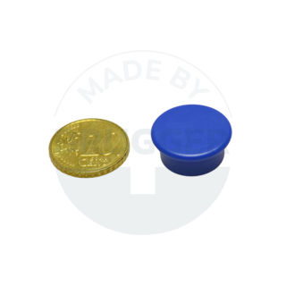 Office magnet round blue 20mm  | © Brugger GmbH