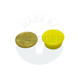 Office magnet round yellow 20mm  | © Brugger GmbH