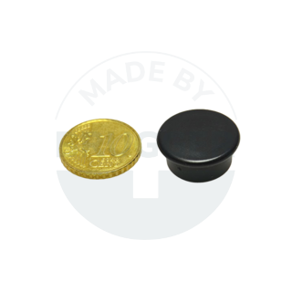 Office magnet round black 20mm  | © Brugger GmbH