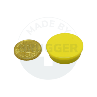 Office magnet round yellow25mm | © Brugger GmbH