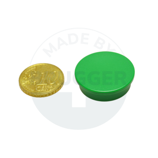 Office magnet round green 25mm | © Brugger GmbH