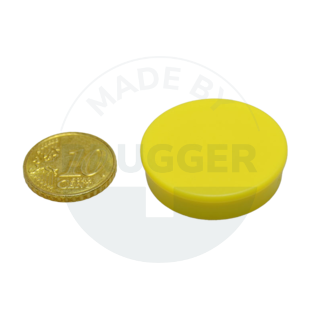 Office magnet round yellow 30mm  | © Brugger GmbH