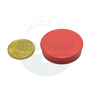 Office magnet round red 30mm  | © Brugger GmbH