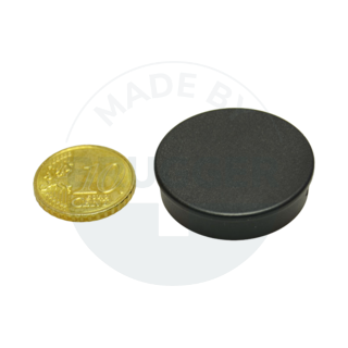 Office magnet round black 30mm  | © Brugger GmbH