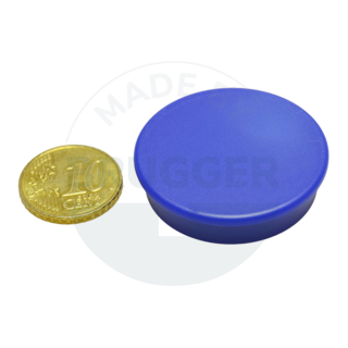 Office magnet round blue 36mm  | © Brugger GmbH