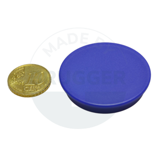 Office magnet round blue 40mm  | © Brugger GmbH