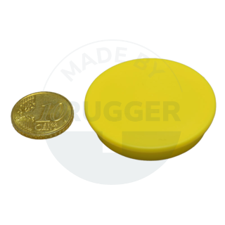 Office magnet round yellow 40mm  | © Brugger GmbH