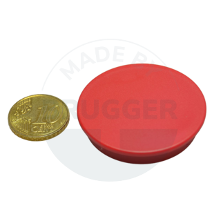 Office magnet round red 40mm  | © Brugger GmbH