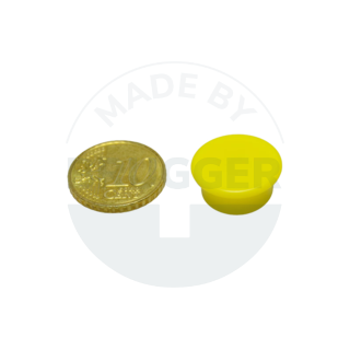 Office magnet round yellow 18mm | © Brugger GmbH