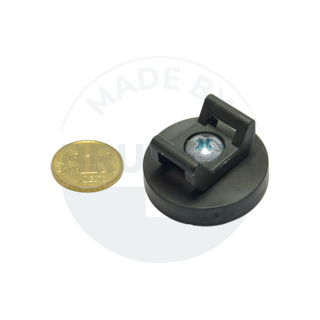 Rubberised magnet for cable mounting | © Brugger GmbH