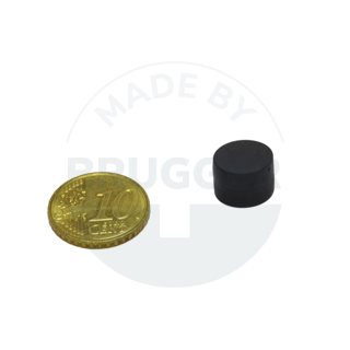 Magnet mit Kunstoffmantel und beidseitige Haftfläche 12mm | © Brugger GmbH