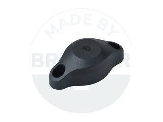 Magnetic door stop with rubber buffer black | © Brugger GmbH