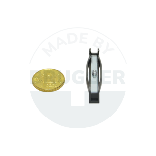 Magnetic fitting for clipping into aluminium profiles | © Brugger GmbH
