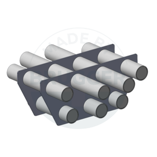Magnetic filter grid made of hard ferrite | © Brugger GmbH