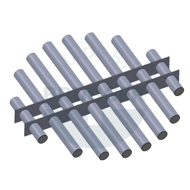 Grille de filtre magnétique en NdFeB ronde version soudée Dessin | © Brugger GmbH