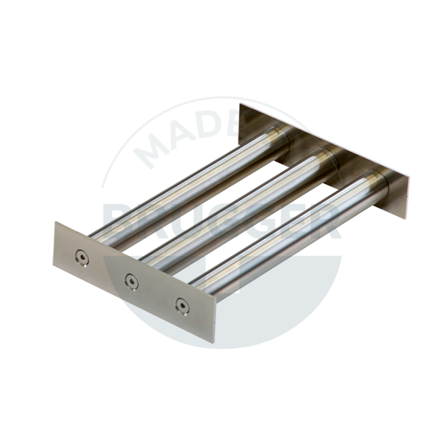 Grille de filtre magnétique carrée en NdFeB version vissée | © Brugger GmbH