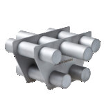 Grille de filtre magnétique Trischterform 60° en NdFeB version soudée | © Brugger GmbH