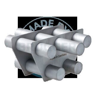 Grille de filtre magnétique Trischterform 60° en NdFeB version soudée | © Brugger GmbH