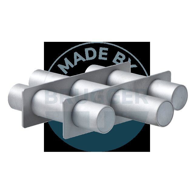 Grille de filtre magnétique en NdFeB ronde version soudée | © Brugger GmbH