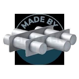 Grille de filtre magnétique en NdFeB ronde version soudée | © Brugger GmbH