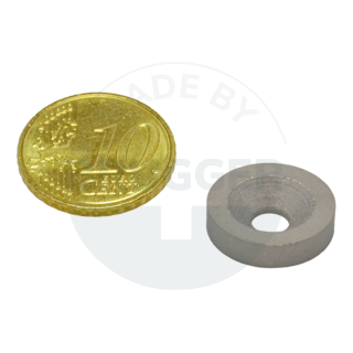 Ring magnet with samarium cobalt with countersink | © Brugger GmbH