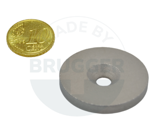 Ring magnet with samarium cobalt with countersink | © Brugger GmbH