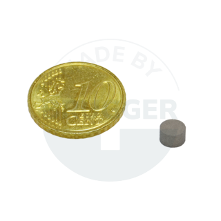 Disc magnet made of samarium cobalt | © Brugger GmbH