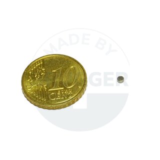 Disc magnet of NdFeB, until 80°C | © Brugger GmbH