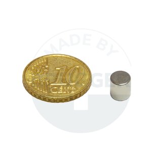 Disc magnet of NdFeB, until 80°C | © Brugger GmbH