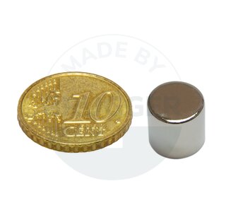 Disc magnet of NdFeB, until 80°C | © Brugger GmbH