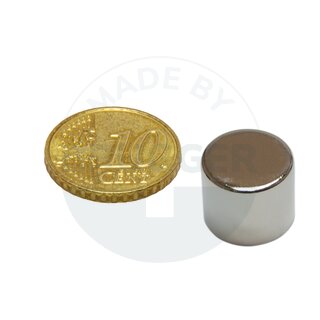 Disc magnet of NdFeB, until 80°C | © Brugger GmbH