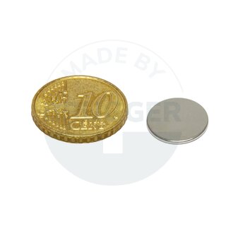 Disc magnet of NdFeB, until 80°C | © Brugger GmbH