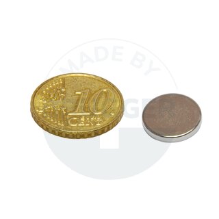 Disc magnet of NdFeB, until 80°C | © Brugger GmbH