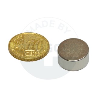 Disc magnet of NdFeB, until 80°C | © Brugger GmbH