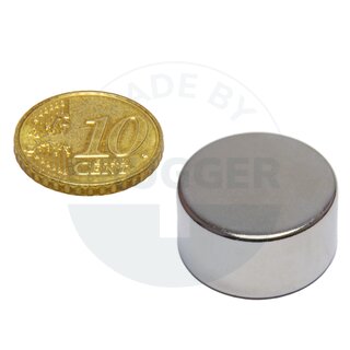 Disc magnet of NdFeB, until 80°C | © Brugger GmbH