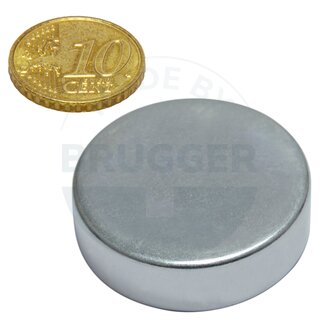 Disc magnet of NdFeB, until 80°C | © Brugger GmbH