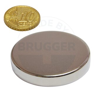 Disc magnet of NdFeB, until 80°C | © Brugger GmbH